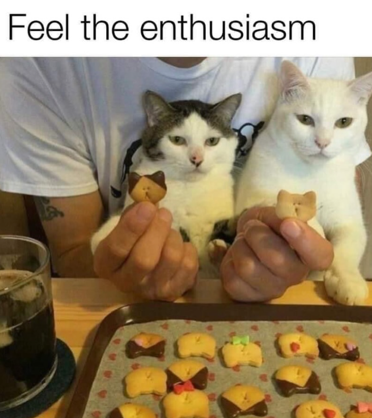 Feel the enthusiasm