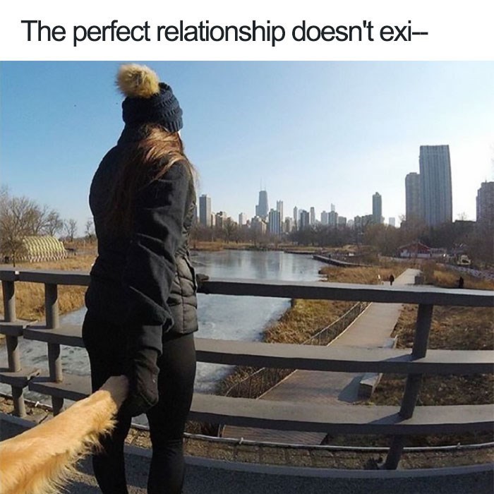 The perfect relationship doesn't exi-
