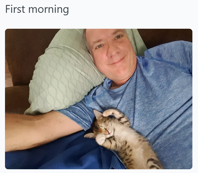 First morning