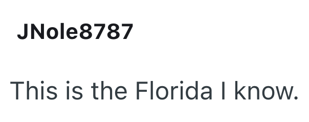 JNole8787 This is the Florida I know.