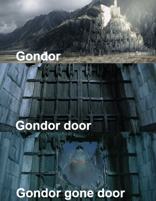 Gondor Gondor door Gondor gone door