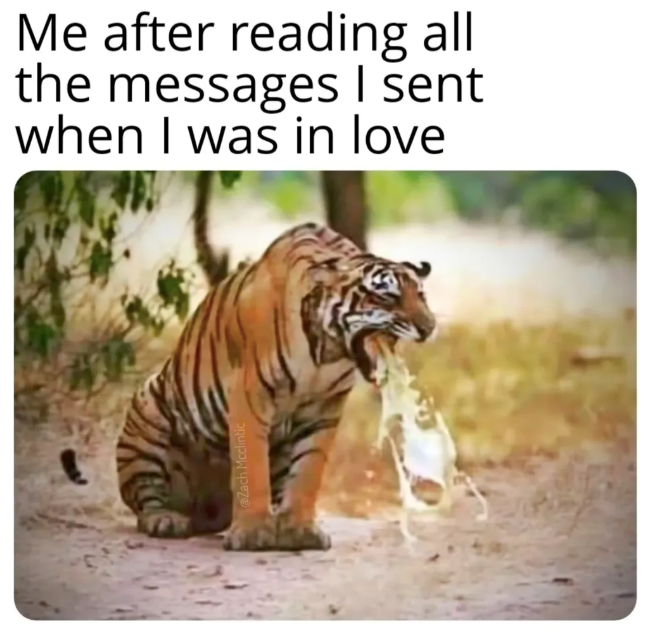 @Zach Mcclintic Me after reading all the messages I sent when I was in love