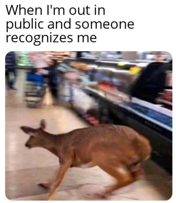 When I'm out in public and someone recognizes me Zach Mcclintic