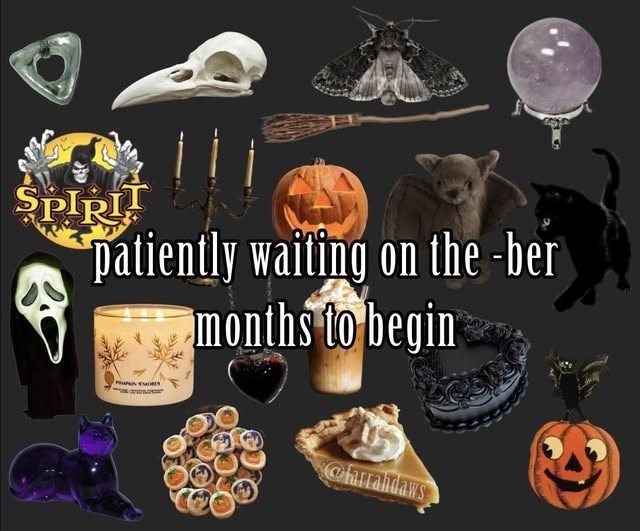 SPIRIT patiently waiting on the -ber months to begin PUPIN MORES @farrahdaws