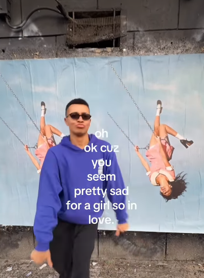 oh ok cuz you seem pretty sad for a girl so in love.