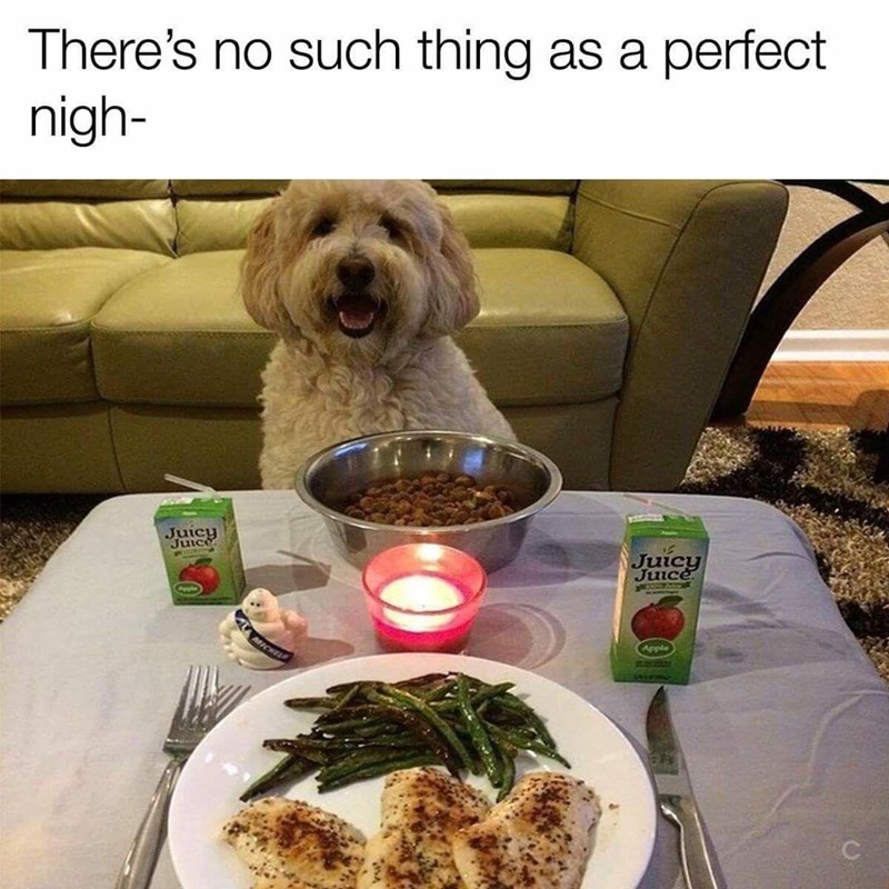 There's no such thing as a perfect nigh- Juicy Juice Juicy Juice Apple