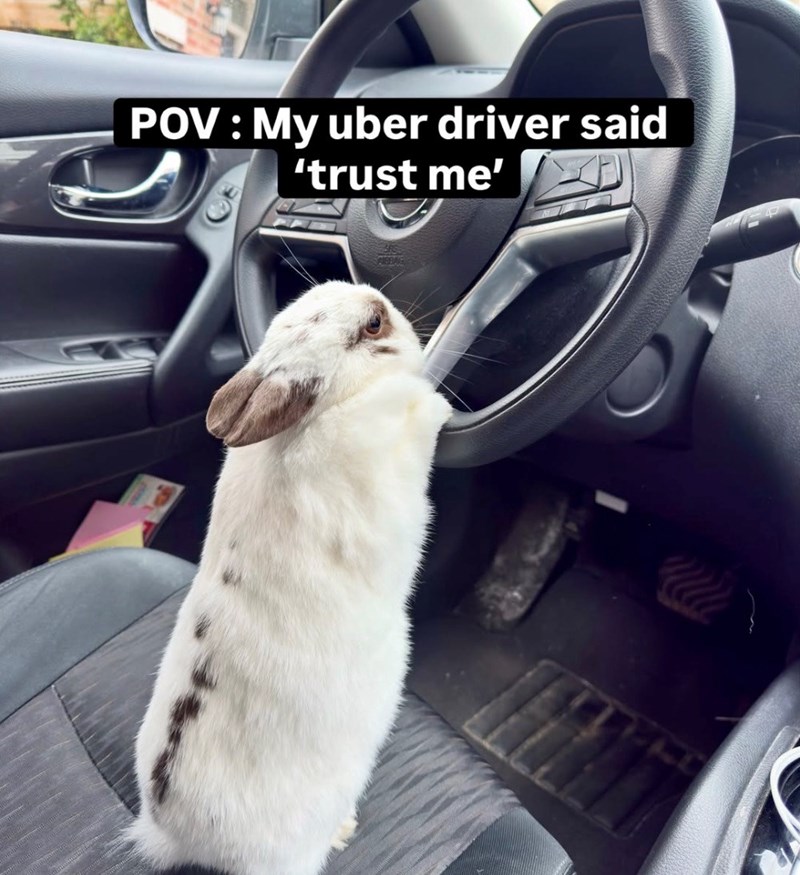 POV: My uber driver said 'trust me' FUSBAC