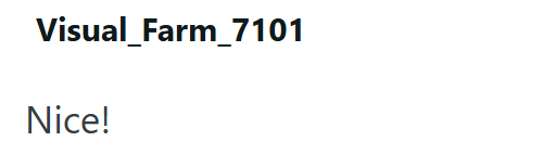 Visual_Farm_7101 Nice!