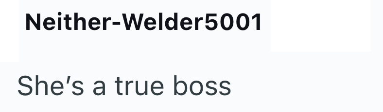 Neither-Welder 5001 She's a true boss