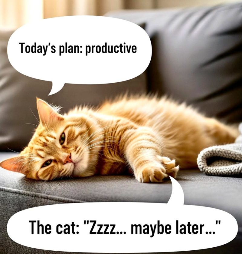  "Zzzz... maybe later..."
