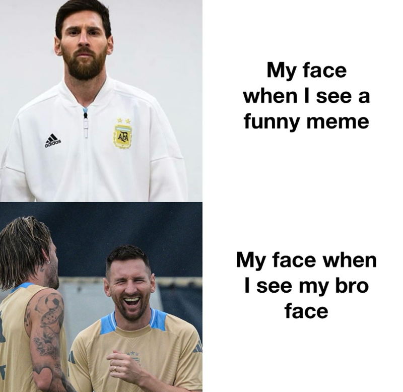 adidas AFA My face when I see a funny meme 921 My face when I see my bro face