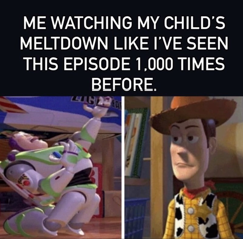 ME WATCHING MY CHILD'S MELTDOWN LIKE I'VE SEEN THIS EPISODE 1,000 TIMES BEFORE. EA