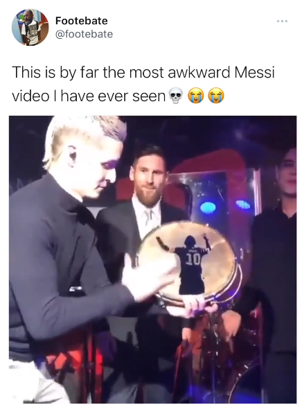 Footebate @footebate This is by far the most awkward Messi video I have ever seen 10