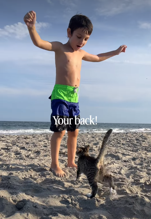 Your back!