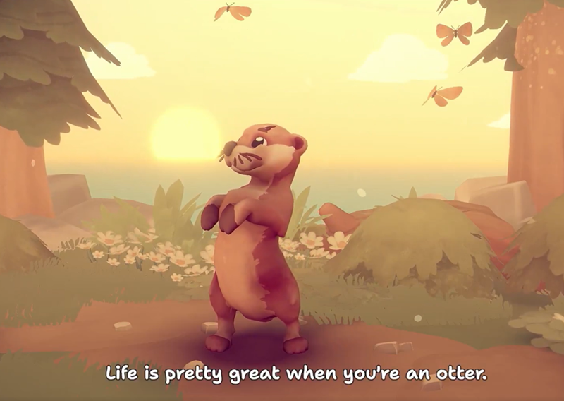 Life is pretty great when you're an otter.