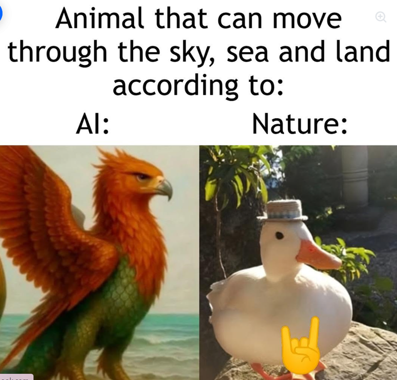 Animal that can move through the sky, sea and land according to: Al: 244 Nature: