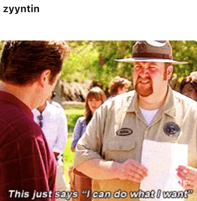 zyyntin F This just says "I can do what I want"
