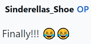 Sinderellas_Shoe OP Finally!!! D C