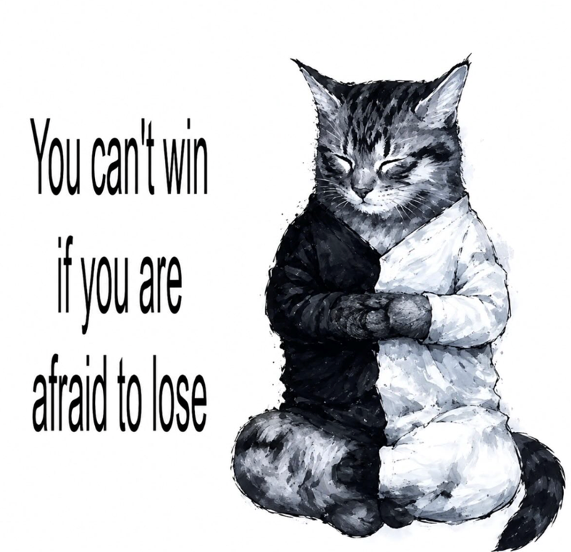 You can't win if you are afraid to lose