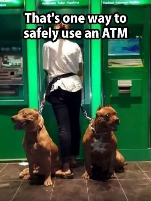Machine Passbook A That's one way to safely use an ATM