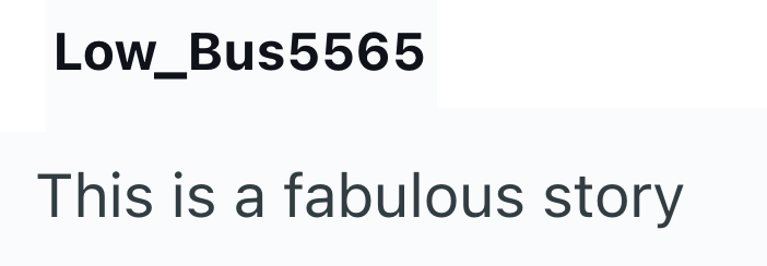 Low_Bus5565 This is a fabulous story