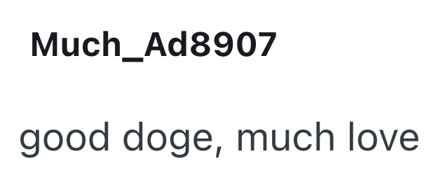 Much Ad8907 good doge, much love