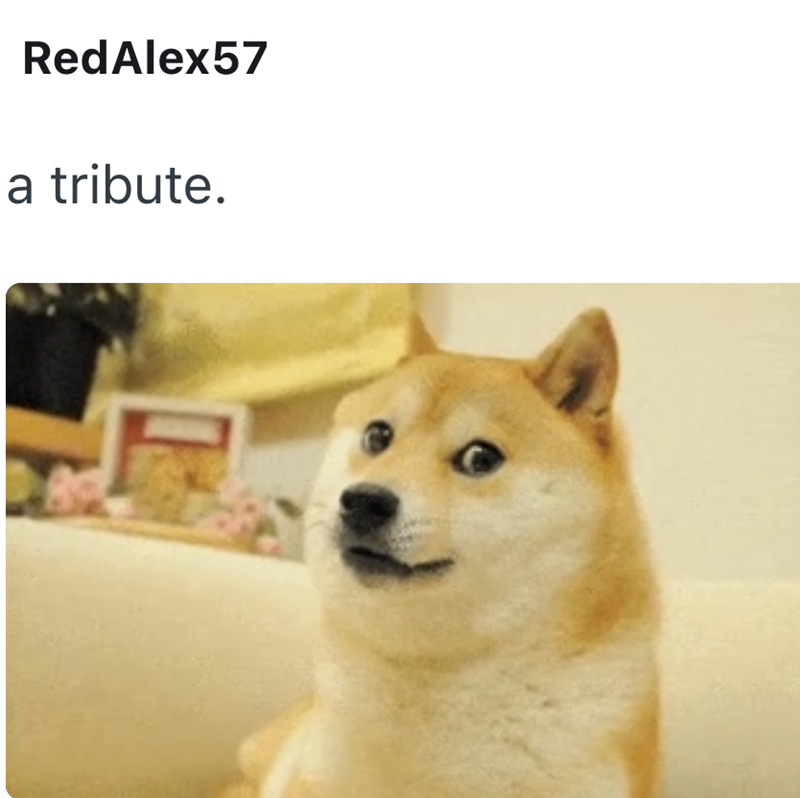 RedAlex57 a tribute.