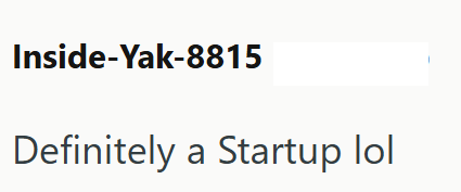 Inside-Yak-8815 Definitely a Startup lol