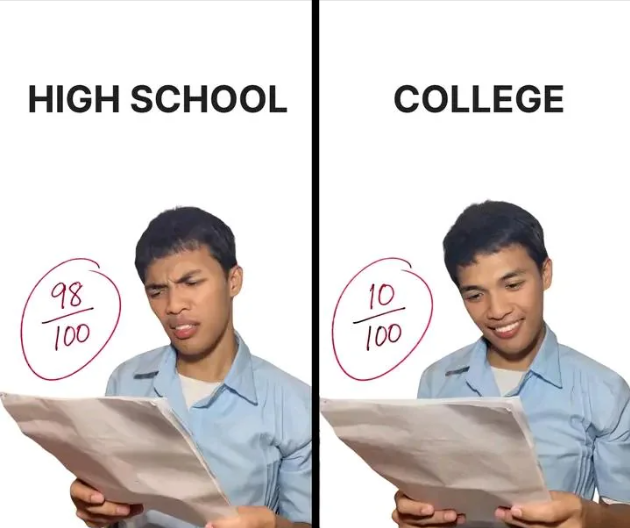 HIGH SCHOOL COLLEGE 98 100 10 100