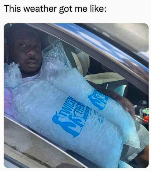 This weather got me like: TWICE