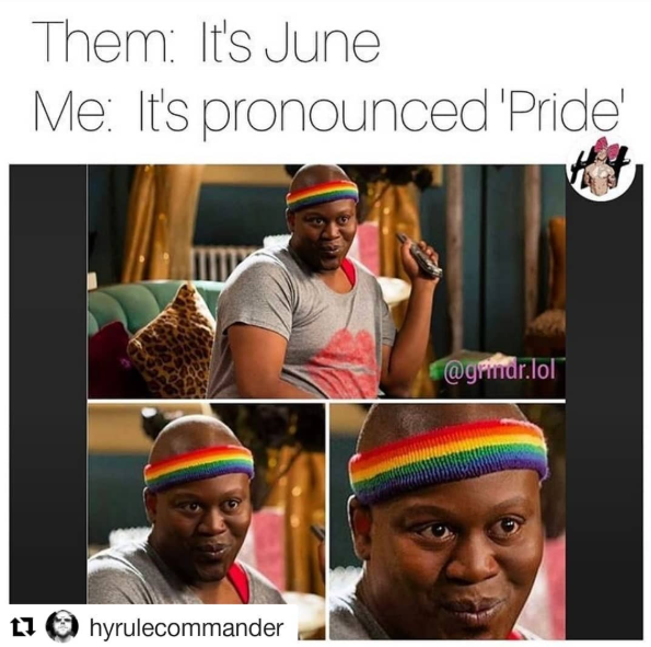 Them: It's June Me: It's pronounced 'Pride' 17 hyrulecommander @grmdr.lol