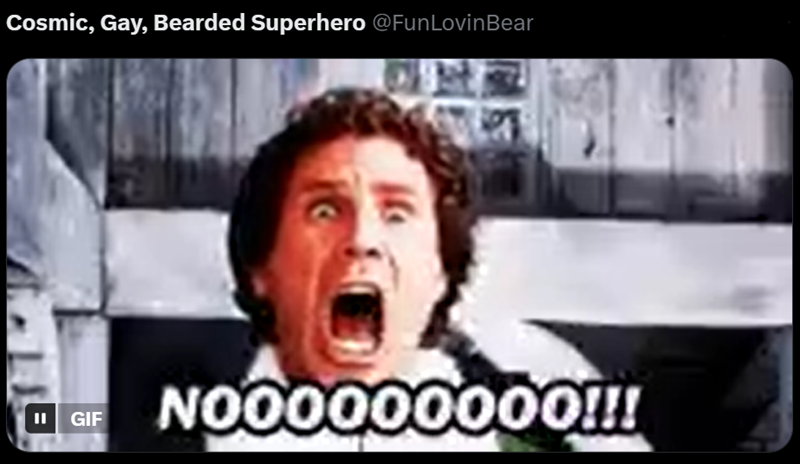 Cosmic, Gay, Bearded Superhero @FunLovin Bear II GIF NO00000000!!!