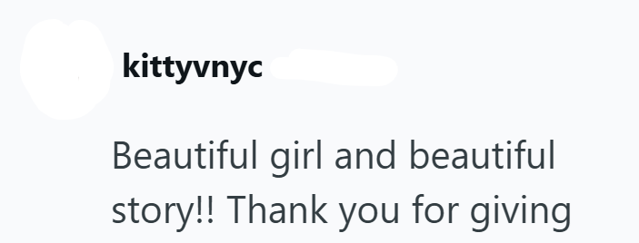 kittyvnyc Beautiful girl and beautiful story!! Thank you for giving