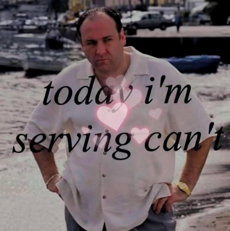today i'm serving can't