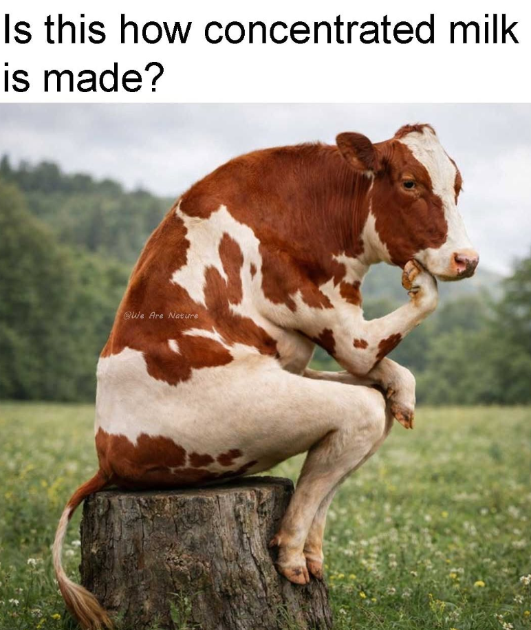Is this how concentrated milk is made? @We Are Nature