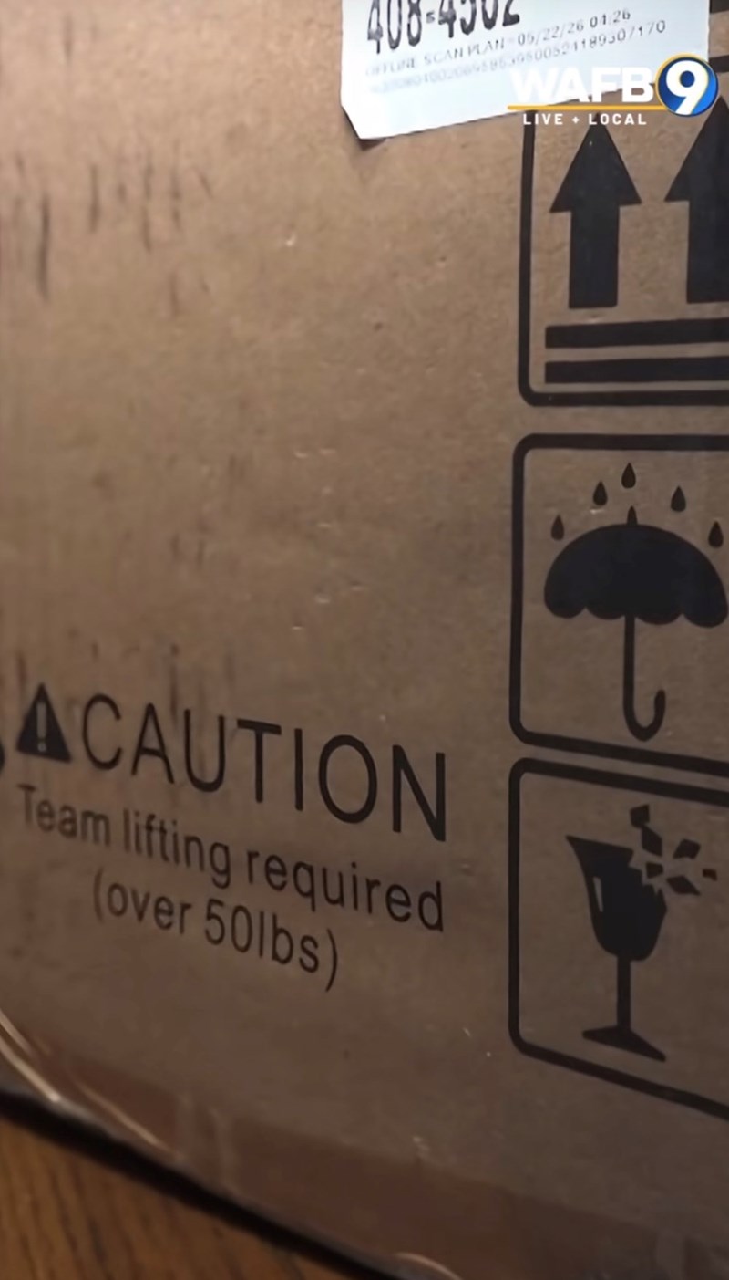 408 OFFLINE SCAN PLAN 05/22/26 01:26 010020695963950052118930/170 LIVE LOCAL ACAUTION Team lifting required (over 50lbs)