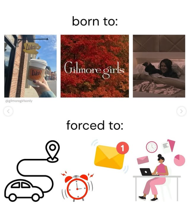 Luke's @gilmoregirlsonly Lukes born to: Gilmore girls forced to: 1 5