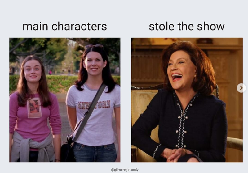 main characters stole the show @gilmoregirlsonly