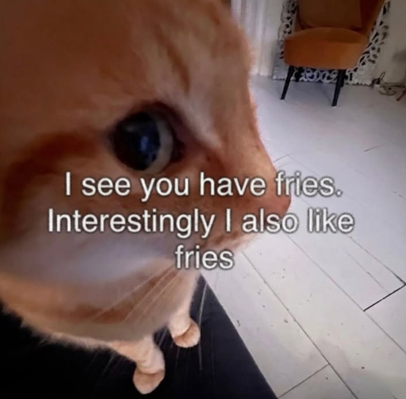 Long S I see you have fries. Interestingly I also like fries