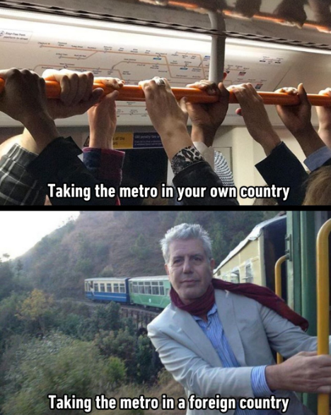 4 Taking the metro in your own country Taking the metro in a foreign country