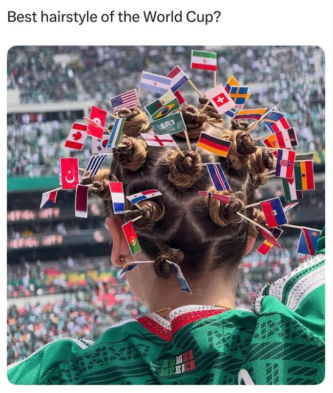 Best hairstyle of the World Cup? SAMES MEXIC