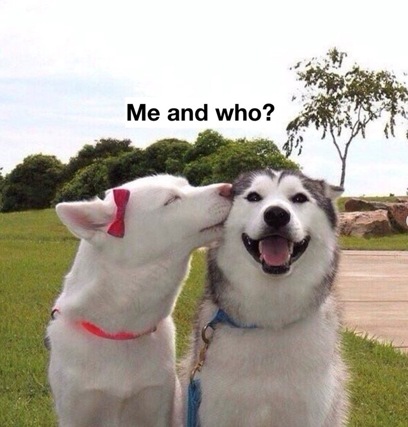 Me and who?