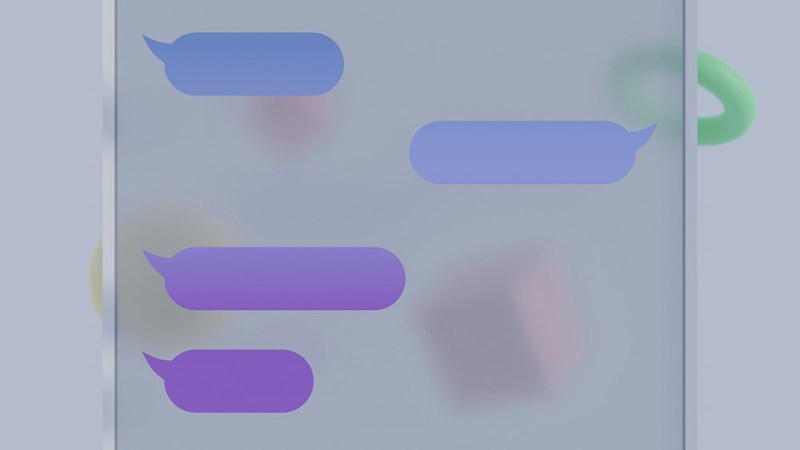 Concept of texting on a smartphone.