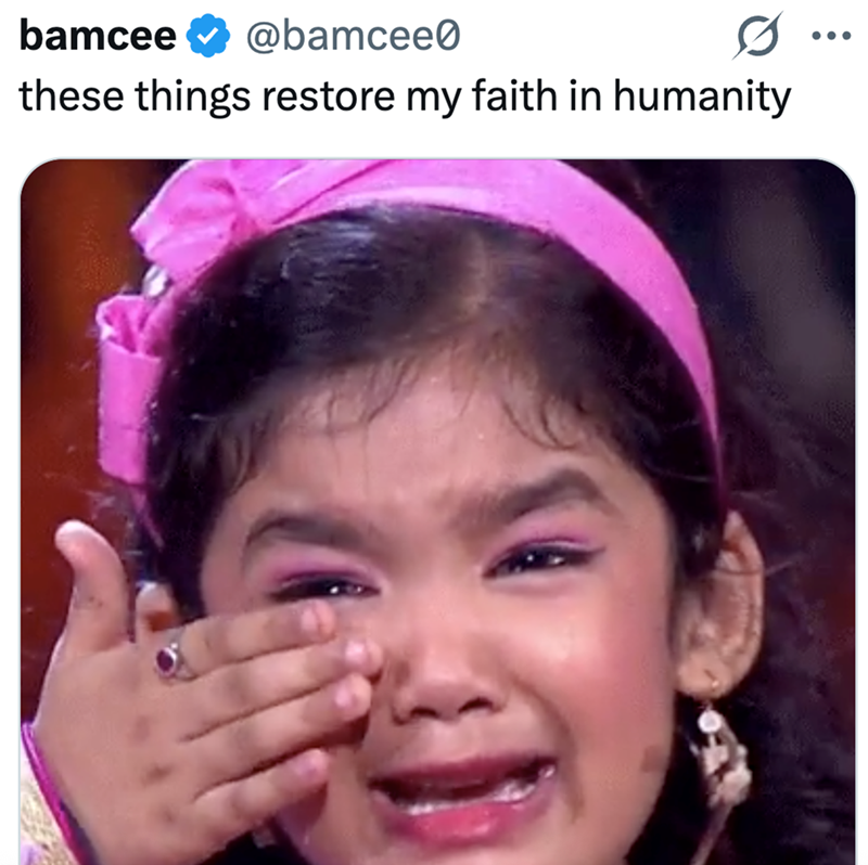 bamcee @bamcee0 these things restore my faith in humanity ...