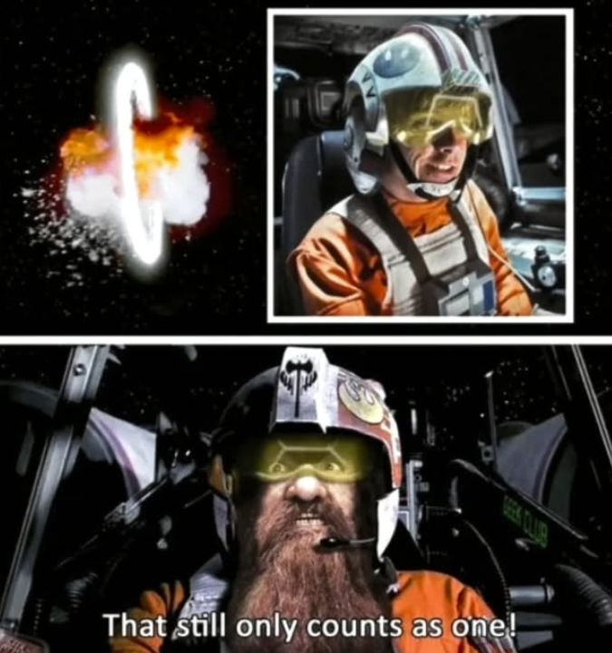 That still only counts as one!