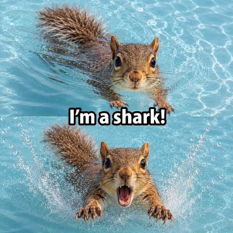 I'm a shark!