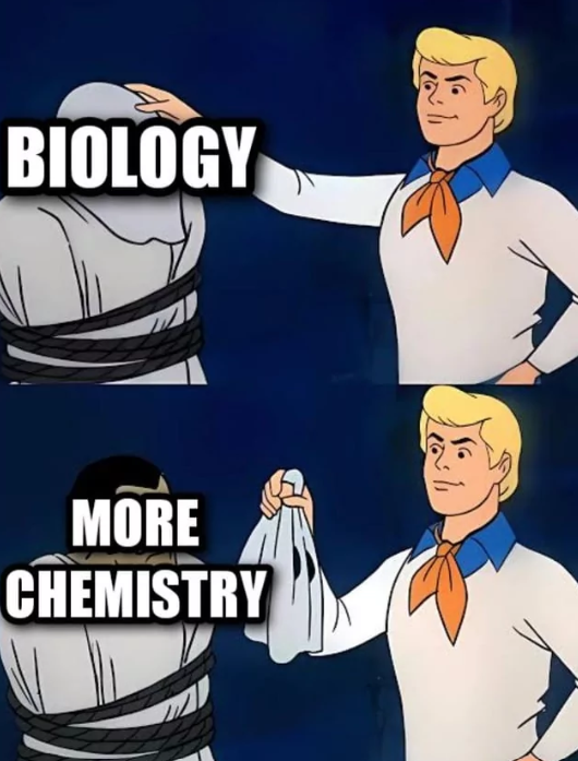 BIOLOGY MORE CHEMISTRY