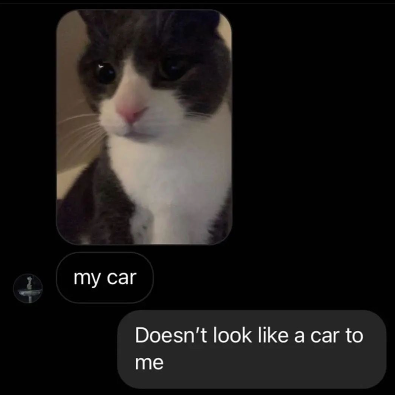 my car Doesn't look like a car to me