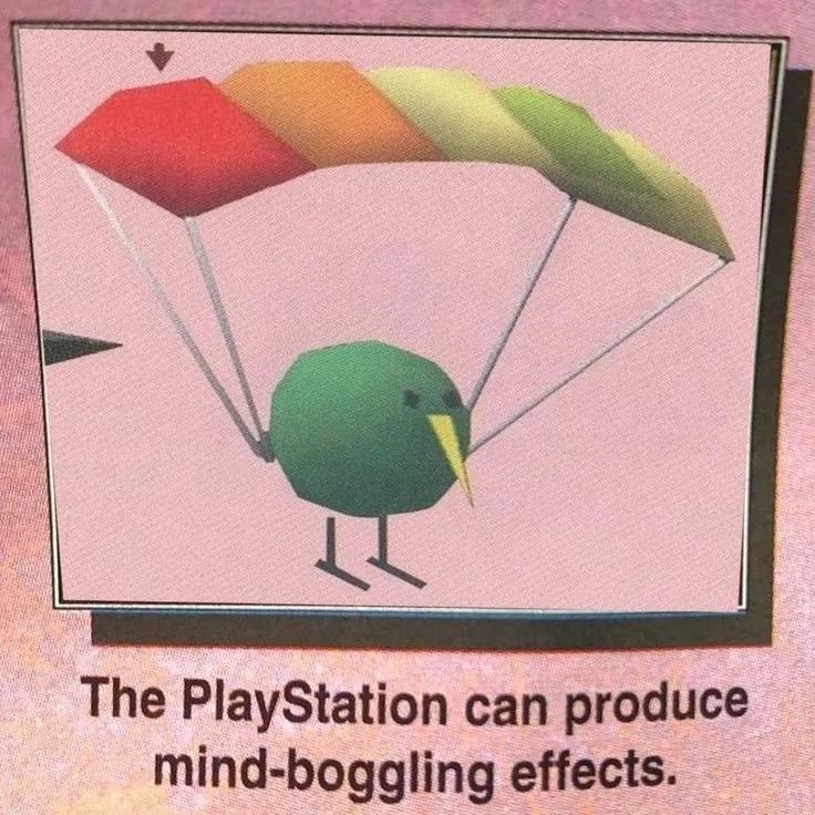 The PlayStation can produce mind-boggling effects.