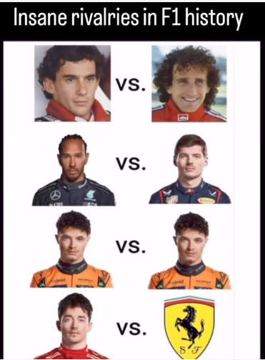 Insane rivalries in F1 history VS. VS. VS. VS.